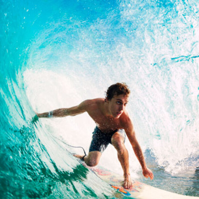 Getting barreled is healthy. How great is that? Photo: Shutterstock