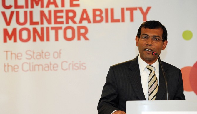 The Island President. Photo: Courtesy of Mission Blue