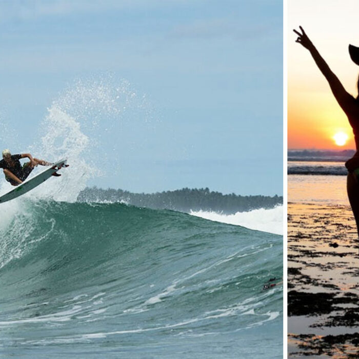 Imagine my surprise when one day I noticed a gorgeous Hungarian Playboy model was following me on Instagram, liking and commenting on my surf photos.