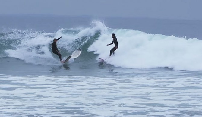 When a decent sized south banged into Malibu's fabled points, everyone in Los Angeles that owned a surfboard showed up.
