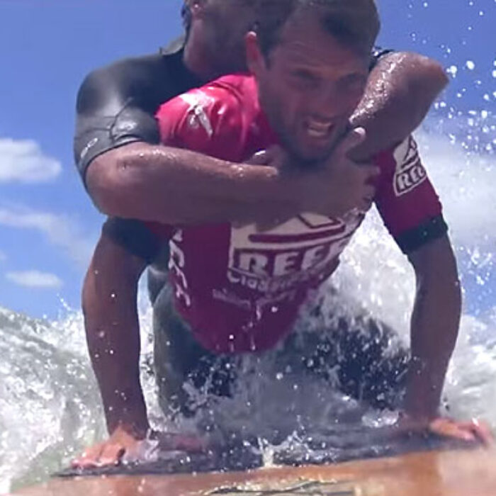 "I believe that was the best wave," he said, "and the biggest triumph of my life."