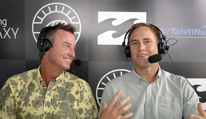 The WSL may be looking for new commentators, but Ross isn't going anywhere. Photo: WSL