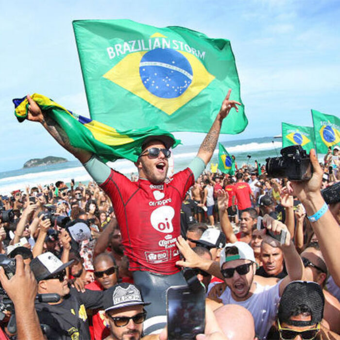 Kelly admits Filipe is unstoppable in small waves. But will he have what it takes in heaving conditions? Photo: WSL