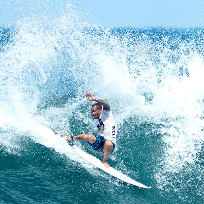 Raoni Monteiro at the Reef Hawaiian Pro.