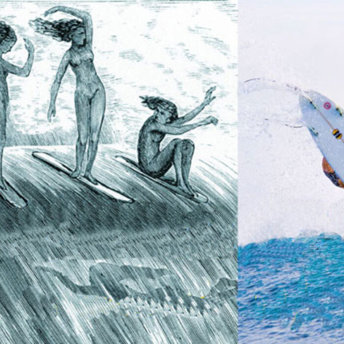 Old vs new. Trailblazers in women's surfing.