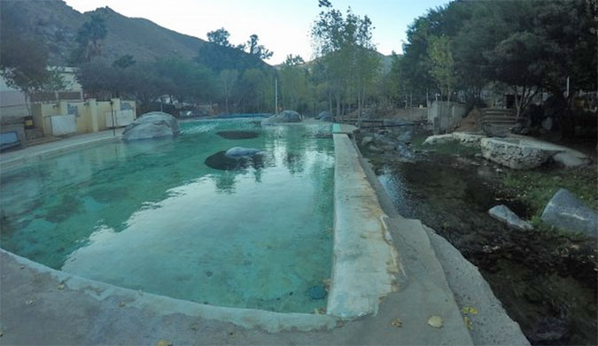Hot springs. Photo: Geoff Kober