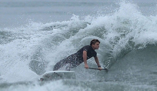 "You're out there a lot more than you would be riding just a shortboard every day." - Fisher Grant Photo: PBickford