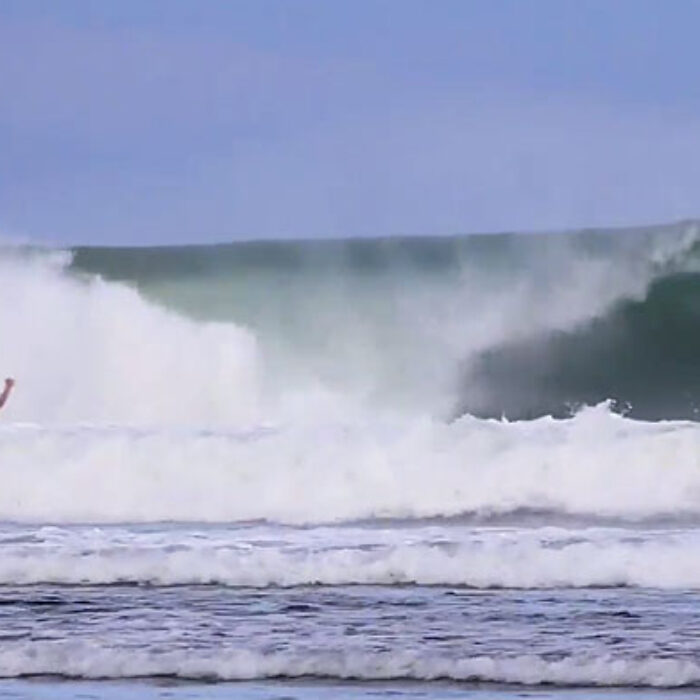 This is Dusty Payne in what he says is one of the best barrels of his life.