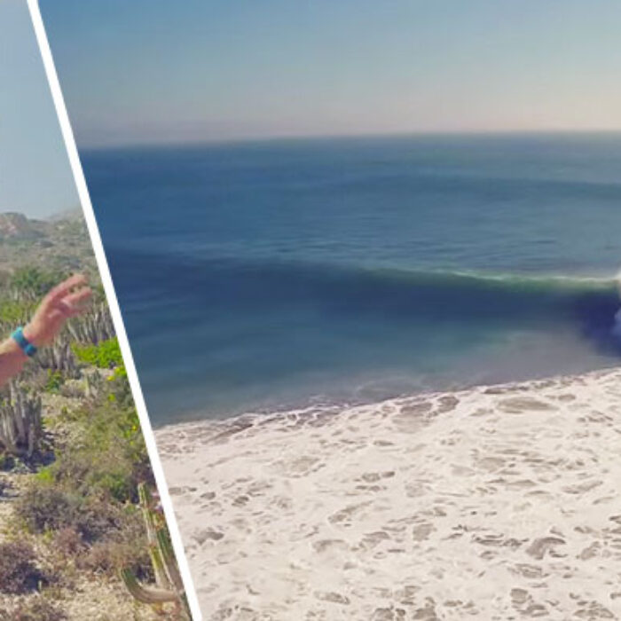 Skip ahead to the ten minute mark. The wave they find is nothing short of mind-blowing.
