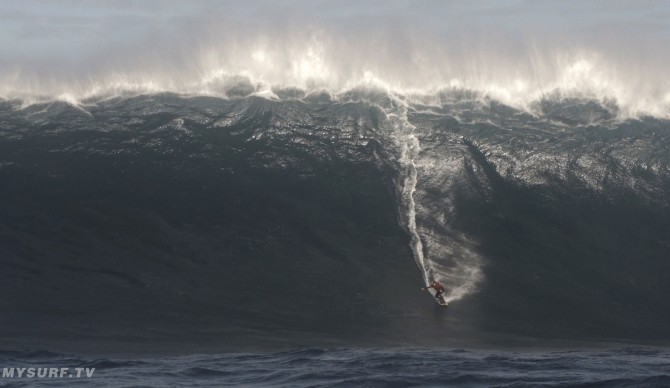 Justin Holland just moments before the wipeout of his life. Photo: Nim Strickland/Surfing Australia 