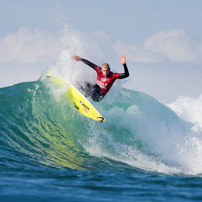Switching from a pumping left-hand reef break like Cloudbreak to the racing right-hand point break that is J-Bay can be tricky.