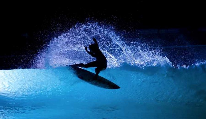 They re-invented surfing at night.
