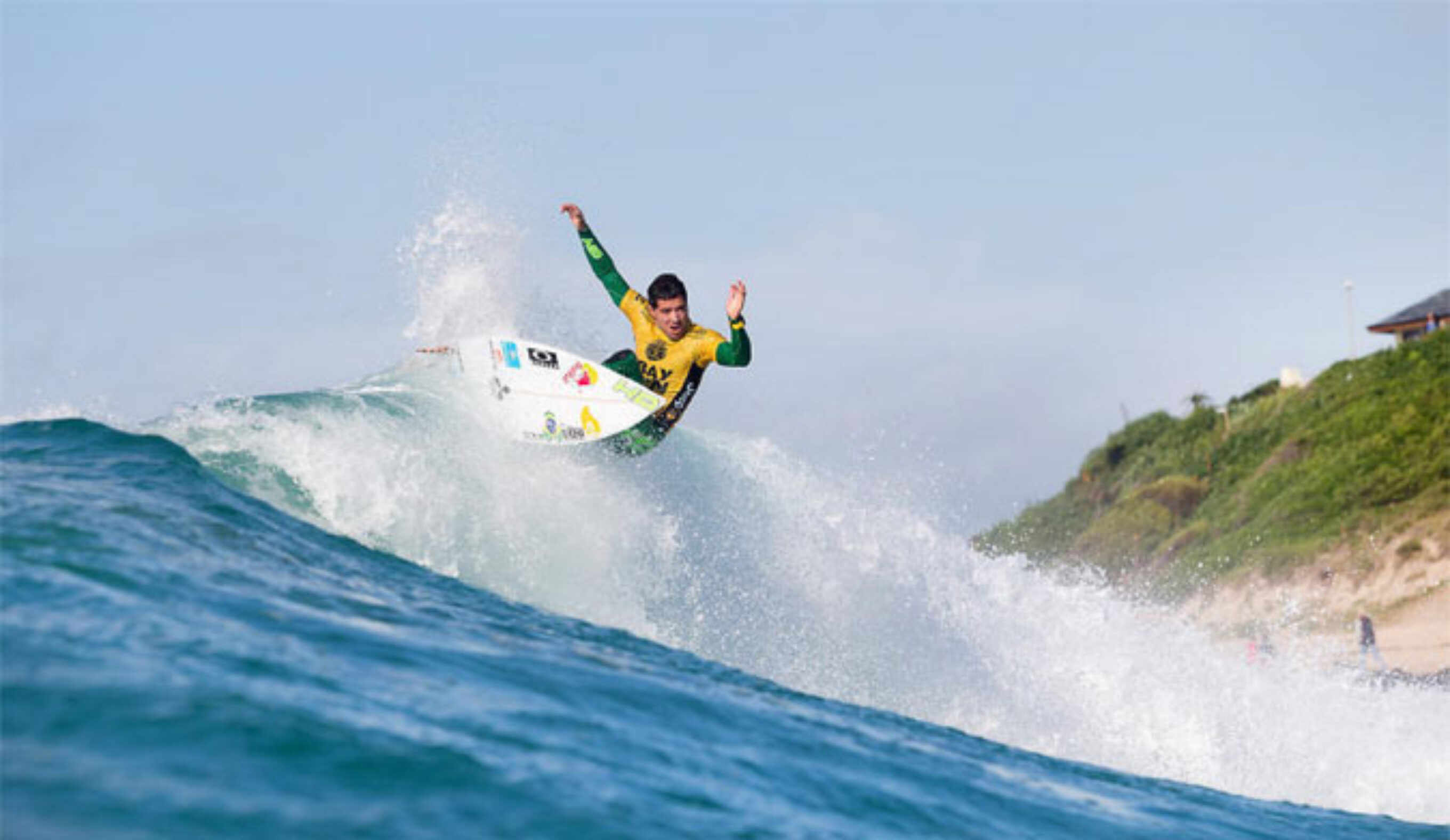 World No. 1, Adriano de Souza, continues his campaign of dominance. Photo: WSL