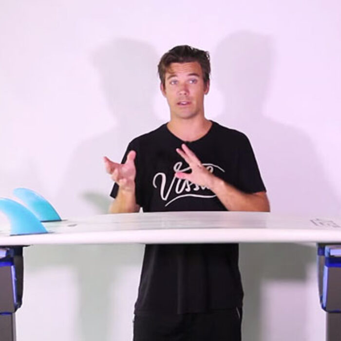 Here Hayden talks through the first of his four board quiver, the Haydenshapes Ando, Craig Anderson’s signature model.