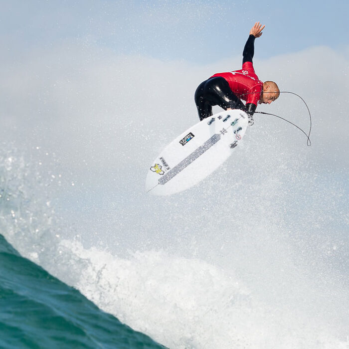 J-Bay is a wave that favors serious rail work–when it's on, that is.