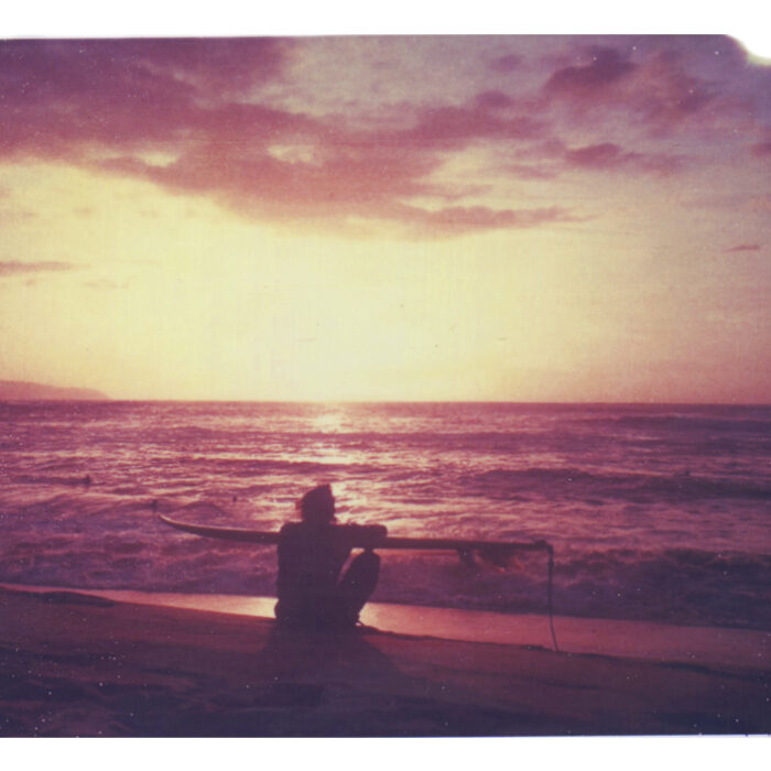 surfer + sunset (hawaii)