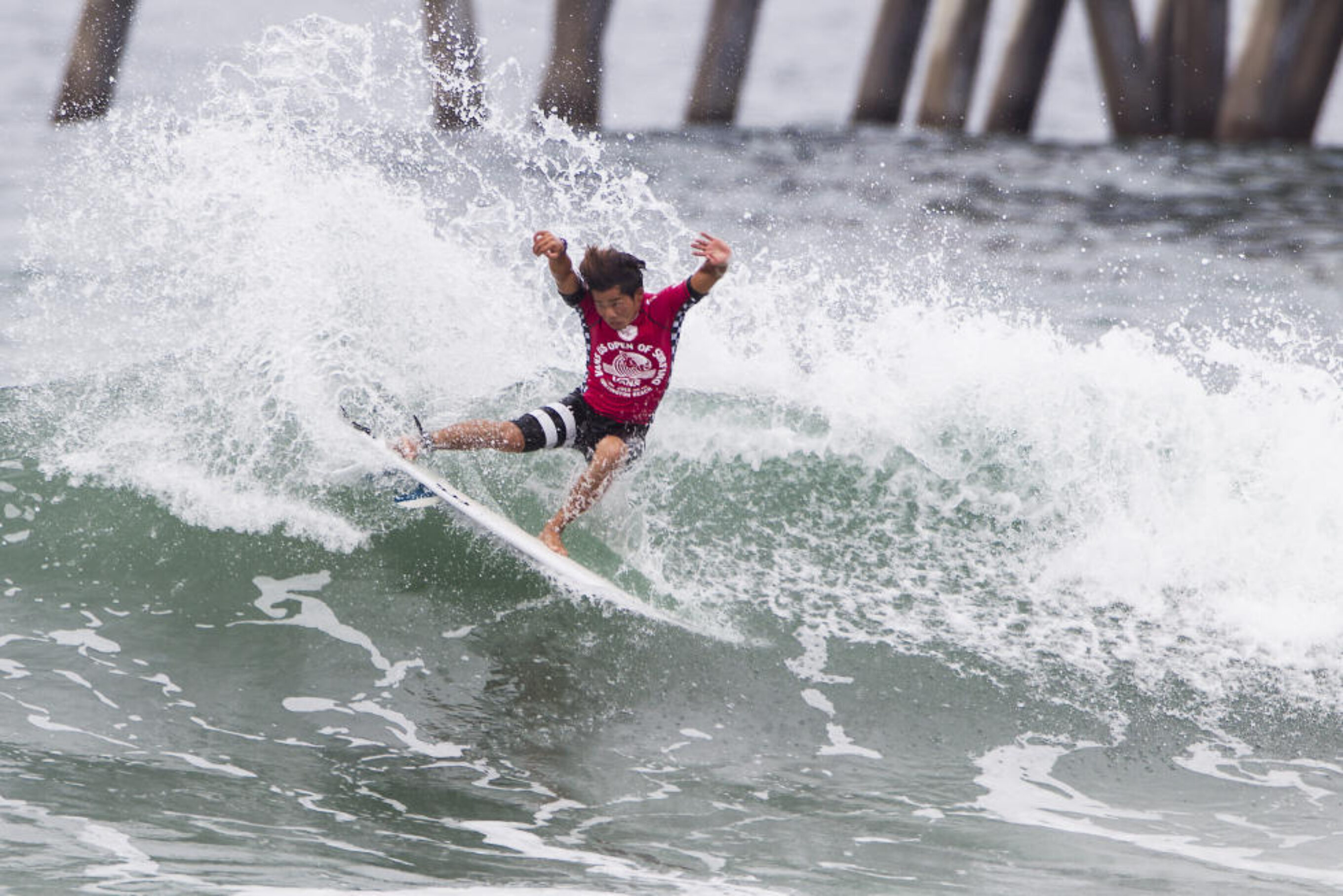 Hiroto Ohhara claimed a 9.17 in the final minutes of the US Open Final to take home the trophy.