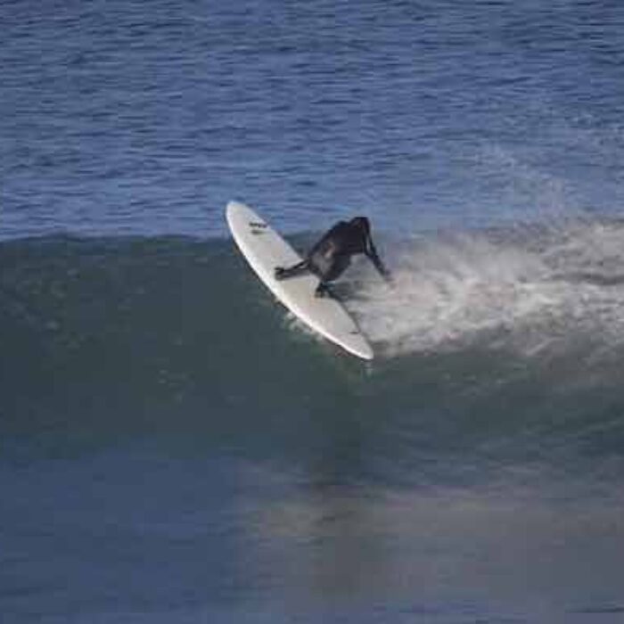 As always, Hynd makes finless look like the most fun one could possibly have on a surfboard–but then again, he's Derek Hynd, and it ain't as easy as he makes it look.