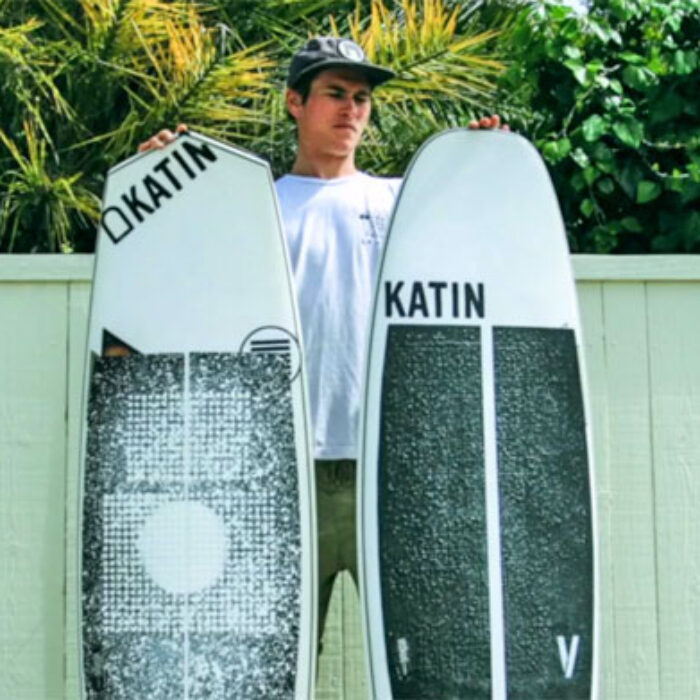 Tristan sullaway on the tomo evo, vader, vanguard, and nano by firewire surfboards.