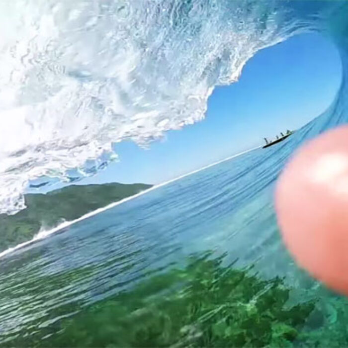 Jeremy Flores Fingers Tahiti Tube