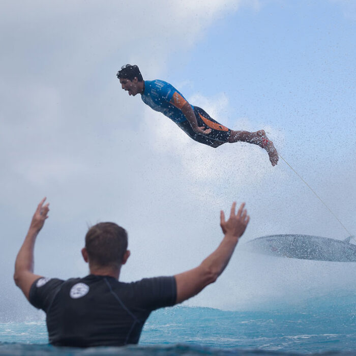 Six long lay days went by between heats eight and nine of Round 3 of the Billabong Pro Tahiti.