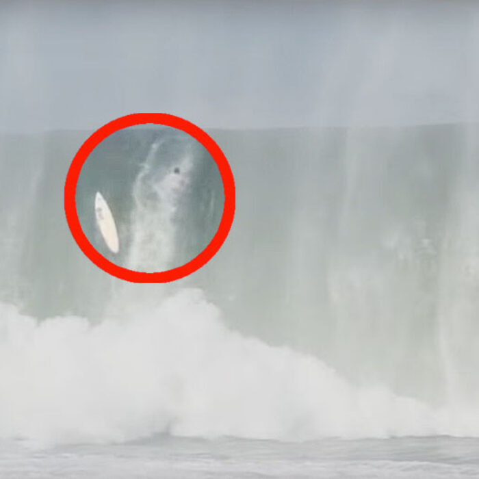 Imagine you're Pedro Calado, scratching as hard as you can for a horizon darkened by a looming, massive wave.