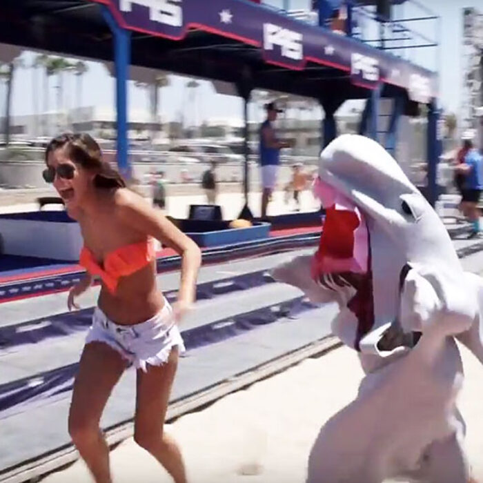 This year, it was a great white shark, and it unleashed its violent fury on anyone that came too close.