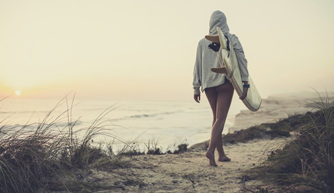 "I have watched the sun both wake and set, endless times, and each time it ripples off the glass surface of the ocean, I know that I have found my church." Photo: Shutterstock