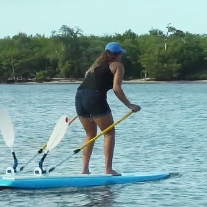 Are you ready to stand awkwardly on a stand up paddle board and push two janky, spinning paddles back and forth, all while moving very slowly through the water?