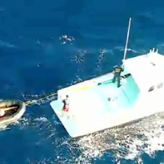 Officials have been desperately searching for a blue whale caught in an estimated 400 feet of fishing line.