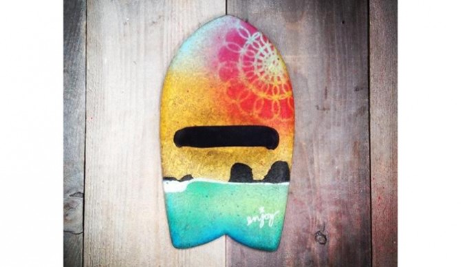 My way of helping is creating something that's fun to use from broken surfboards and old wetsuits - things that we'd otherwise send to landfills never to be enjoyed again. 