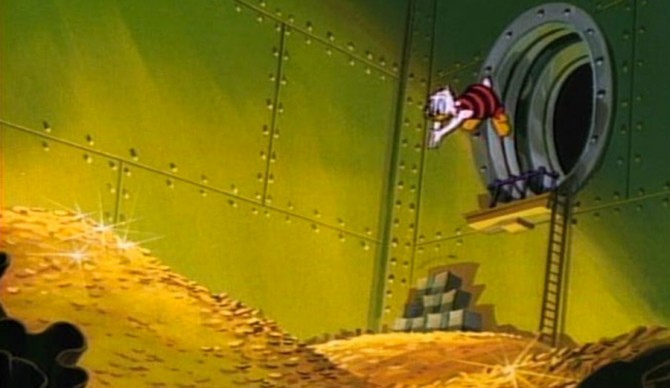 Little known fact: Uncle Scrooge was in fact a surf industry tycoon who found a way to monetize soul.