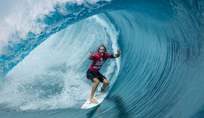 Owen Wright, 2014 Billabong Tahiti Pro. Photo: WSL / Kristin Schultz