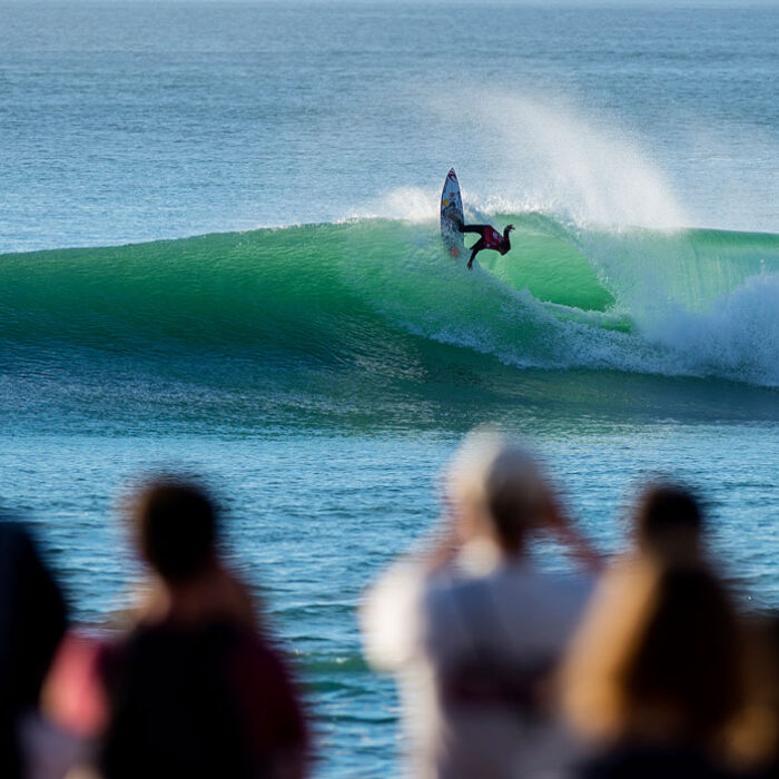 Conditions calmed down overnight and the morning showed promise for a full-day of clean but smaller surf.