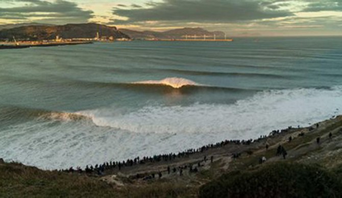 Punta Galea, Spain. Site of the Punta Galea Challenge. Photo: ASP