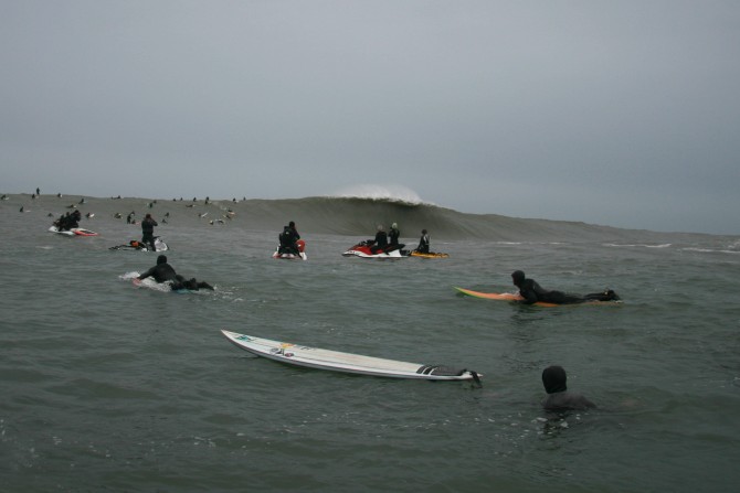 snags her first session with locals Savannah Shaughnessy and Sarah Gerhardt. Photo: Super Sessions