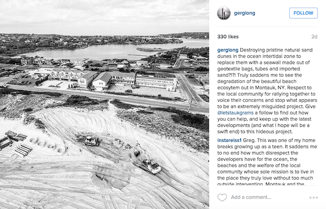 Greg Long's  message to his Instagram followers. Via @GergLong