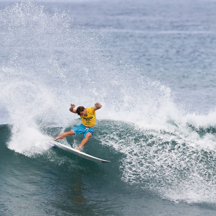 The first gem in the Vans Triple Crown of Surfing sounded its starting horn yesterday.