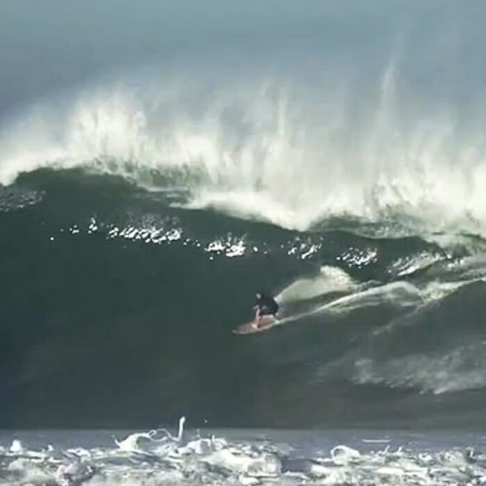 Bruce Irons, Benjamin Sanchis, Cory Lopez, and Jamie O'Brien get uber-barreled in Mexico.