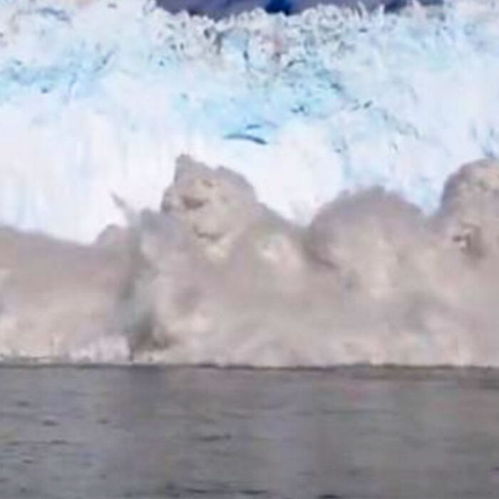 Greenland Glacier Wave