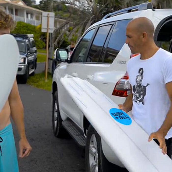 It's no secret that Kelly Slater is a board design freak.