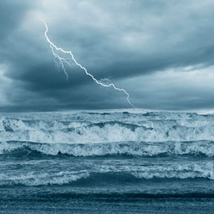 A man is in critical condition after being struck by lightning near Byron Bay. Photo: Shutterstock