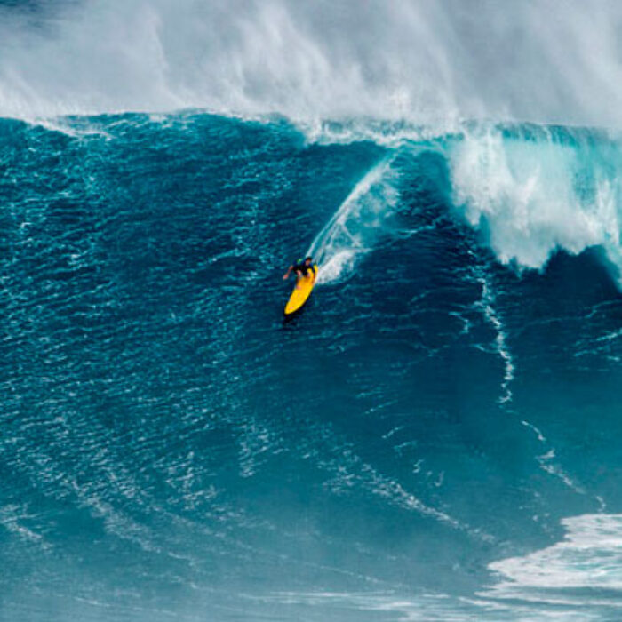 Mark Healey. Surfing waves like this takes preparation... and Healey knows a thing or two about how to do it.