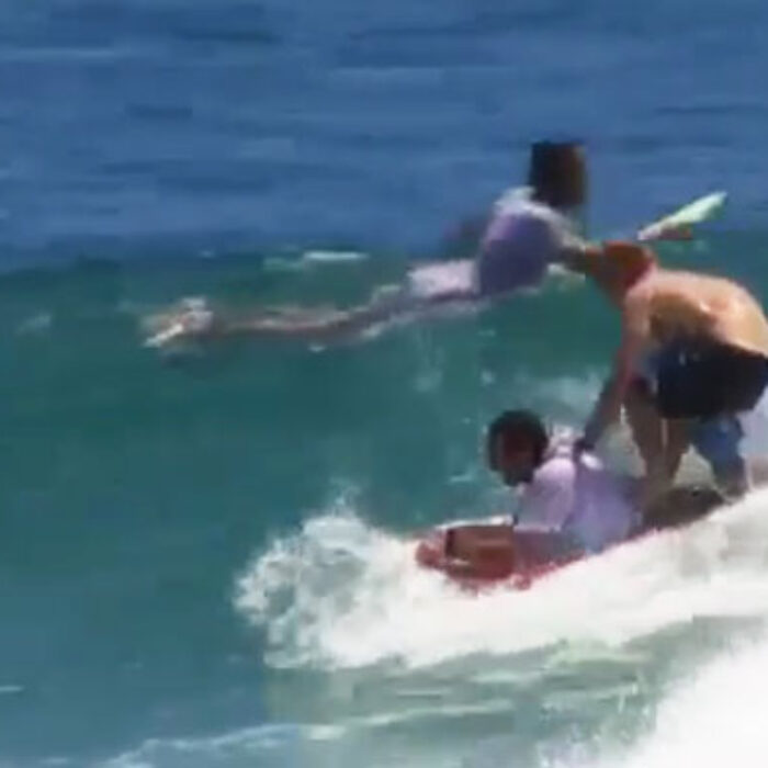 Mick Fanning is a little bit better at surfing than most, so when it comes to alternative equipment, he's got a bit of a leg up.