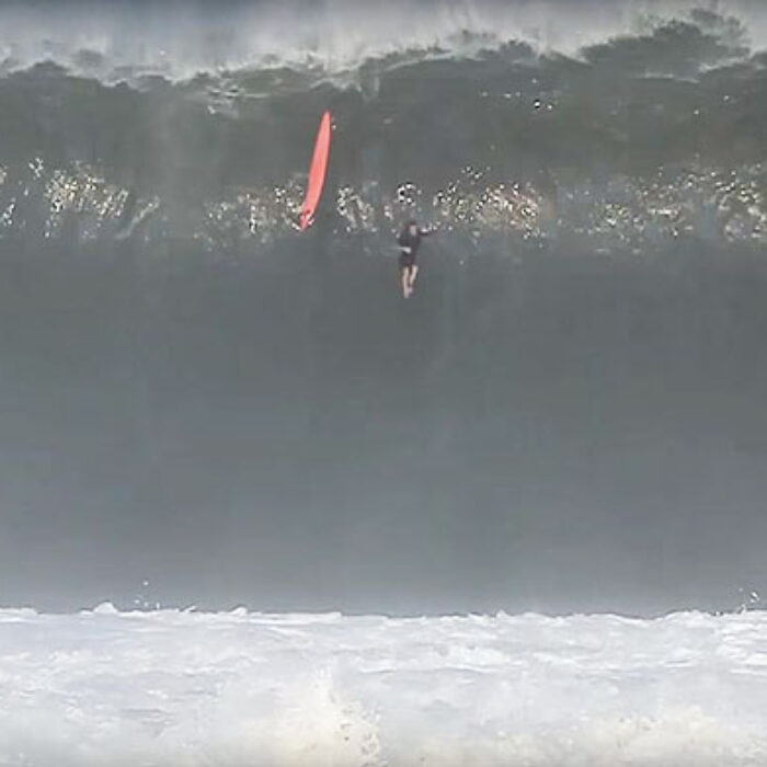 When Tom Lowe started to paddle for this Puerto bomb, he quickly realized that punching the eject button was the best possible option.