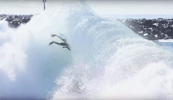 The Wedge is one of the greatest places to be a spectator in the surfing world.