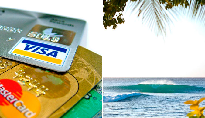 Use credit cards. Get shacked somewhere awesome.