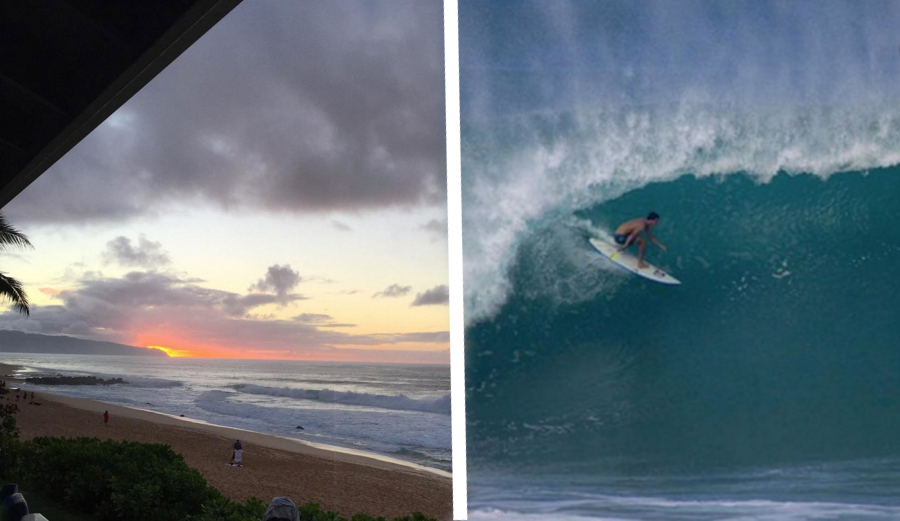 Three days since nearly drowning at Pipeline, Evan Geiselman returns to where it all went down. Photo: @EvanGeiselman / Matt Hoffman