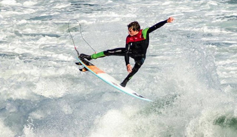 Sam Coffey is clocking in with the contest's top speed. Photo: @samcoffey9