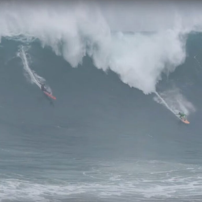 For the last few days, Nazare has been going off.